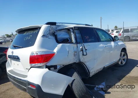 2012 Toyota Highlander Limited V6 from USA, damaged, VIN 5TDDK3EH1CS094158